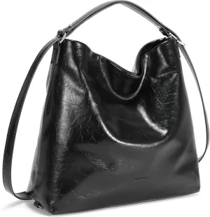 Hobo Bag for Women Vegan Leather Backpack Designer Top Handle Tote Satchel Large Soft Shoulder Purses Handbags