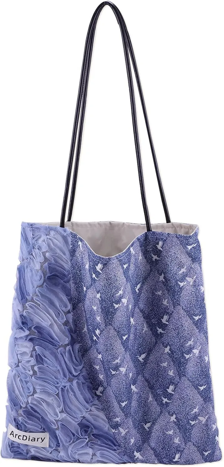 Hobo Bags for Women, Large Capacity Shoulder Tote with Inner Pockets
