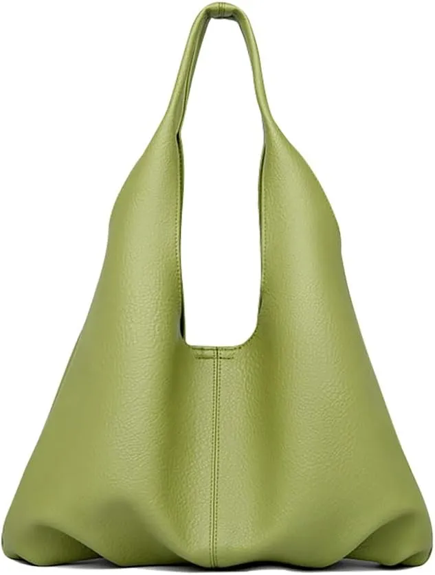 Hobo Bags Purse for Women Ultra Soft Foldable Shoulder Slouchy Handbags with wallet