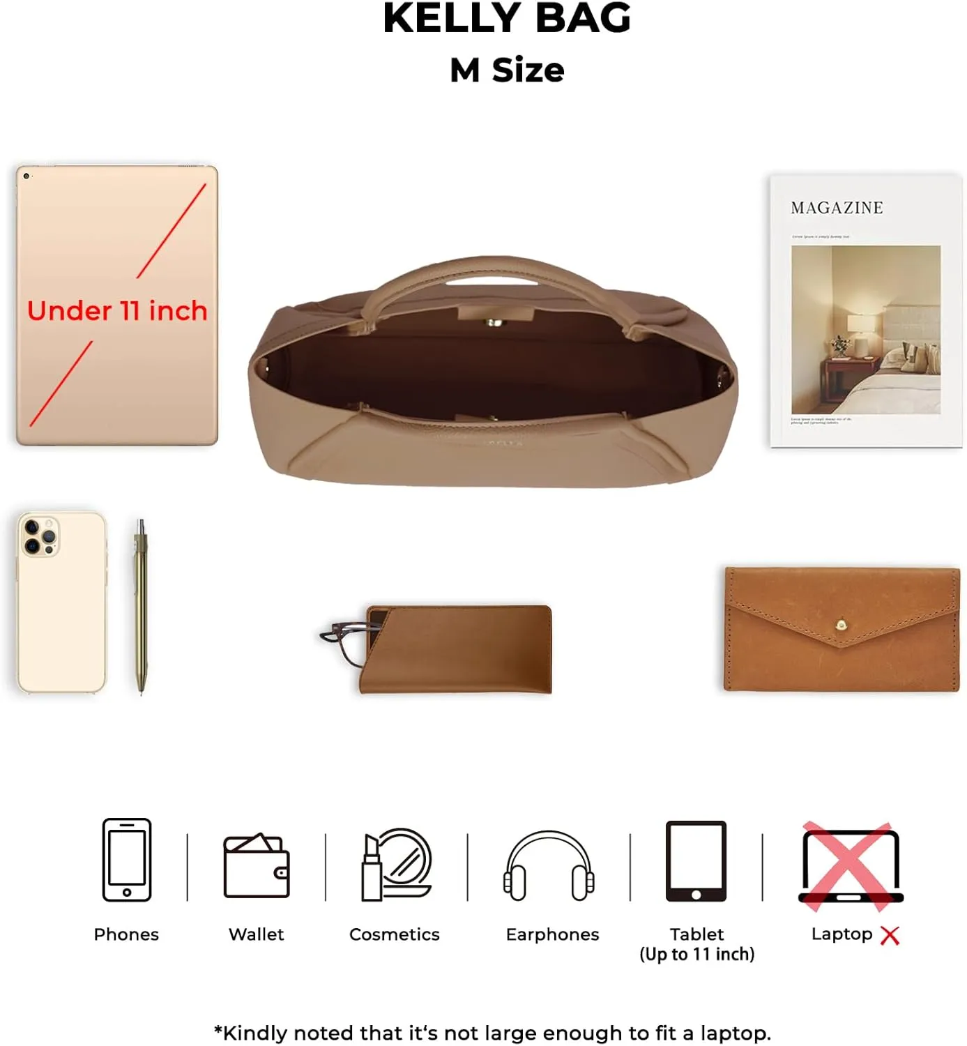 Hobo Handbag for Women, Crossbody Tote Bag, Shoulder Purse with Top Handle