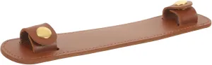 HOMSFOU Shoulder Strap Padded Cushion Backpack Strap Cushion Tote Pads Shoulder Bag Pad Straps for Bags Carry Cover Pad Strap Pad for Purse Backpack Strap Pad Shoulder Pad Leather Brown