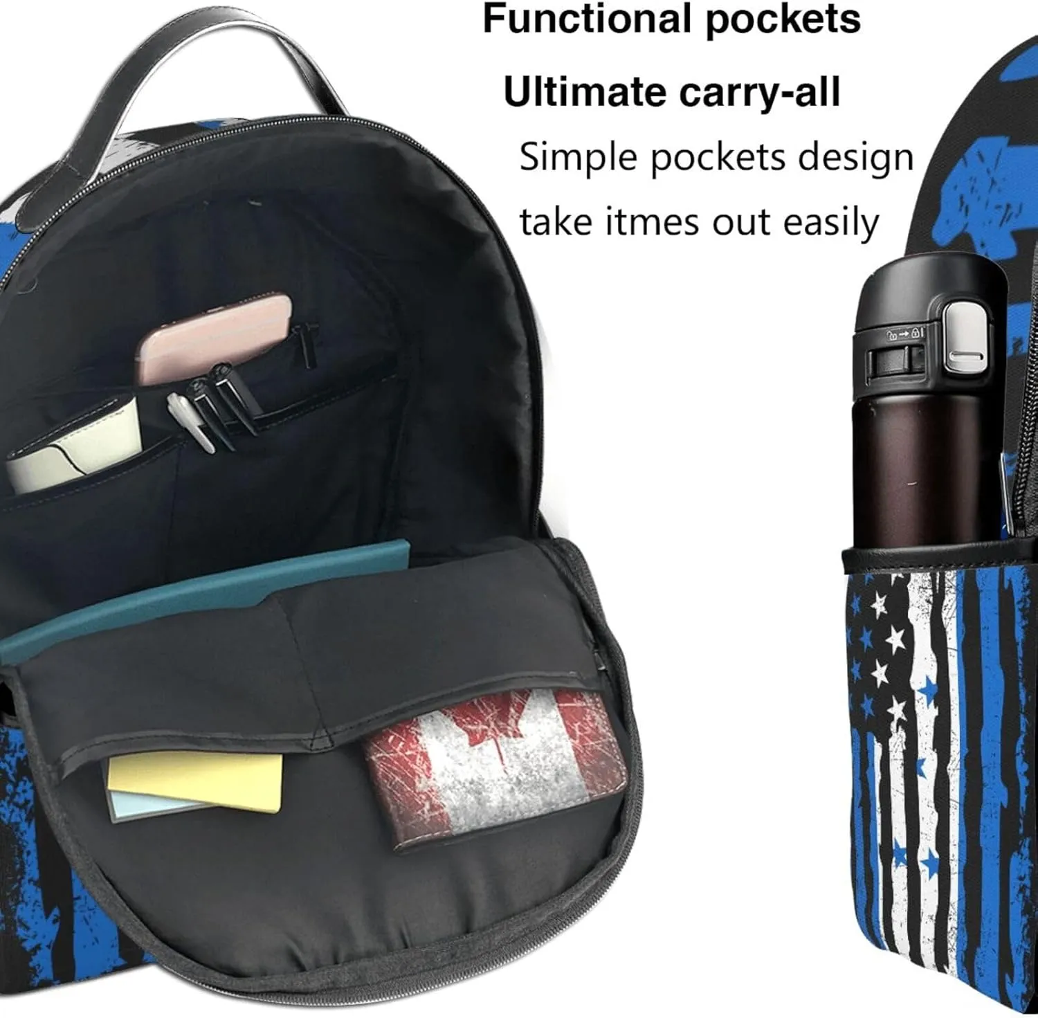 Honduran American Pride Flag Honduras Roots Casual Backpacks Laptop Backpack Carry-on Daypack Sports Travel Rucksack Lightweight Working Bag for Outdoor Hiking Cycling Walking