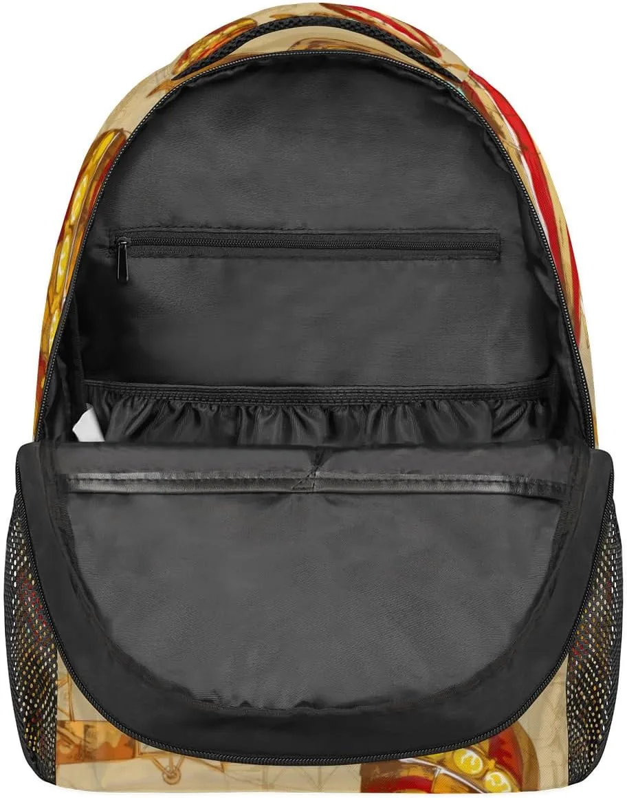 Hot Air Balloon Travel Laptop Backpacks Lightweight Travel Hiking Camping Casual Daypack Backpack for Men Women Adults