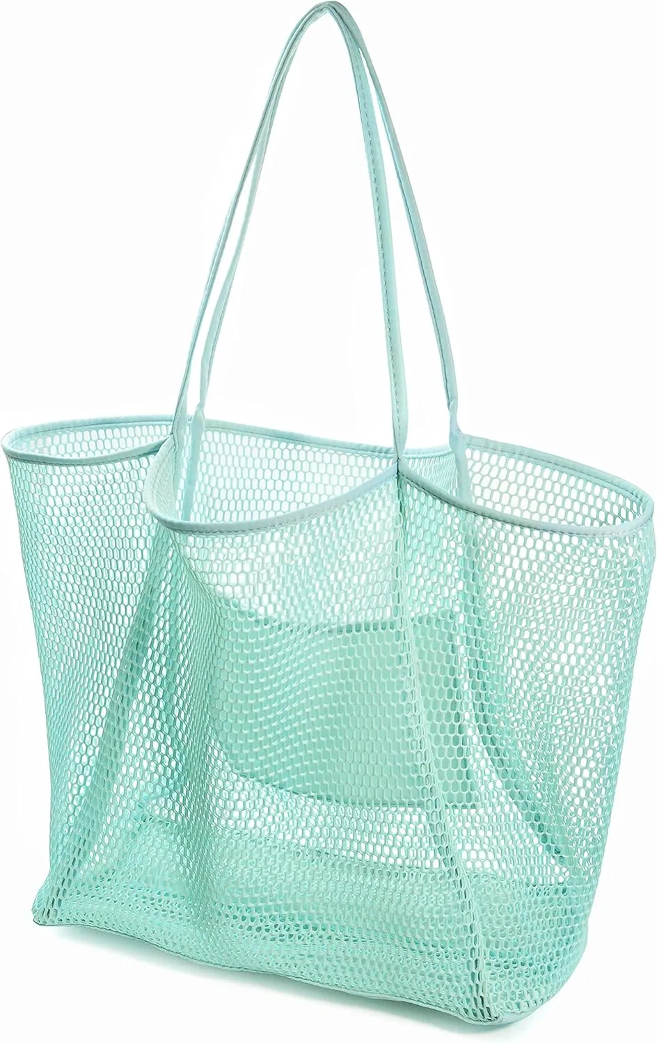 HOXIS Mesh Beach Tote Womens Shoulder Handbag