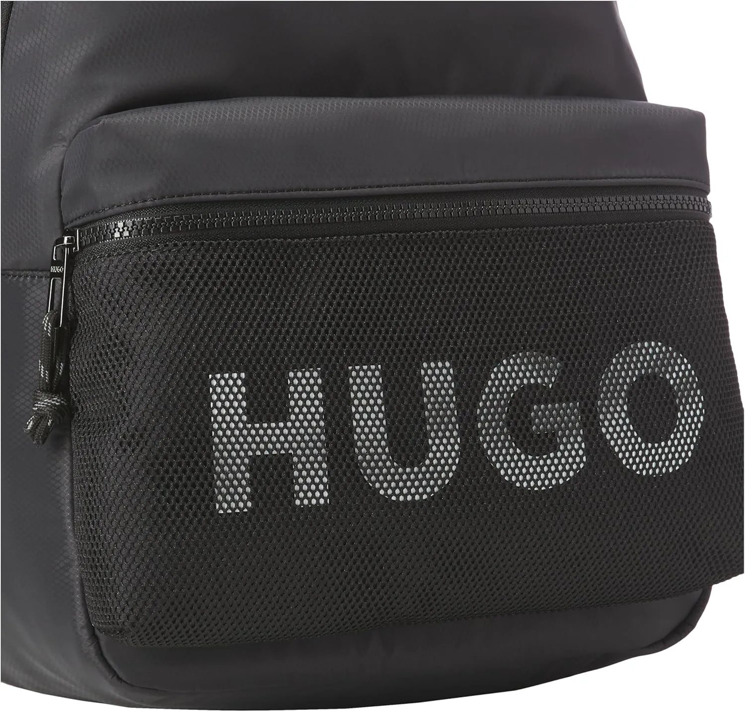 HUGO Mesh Logo Backpack, Black Currant, PCE.