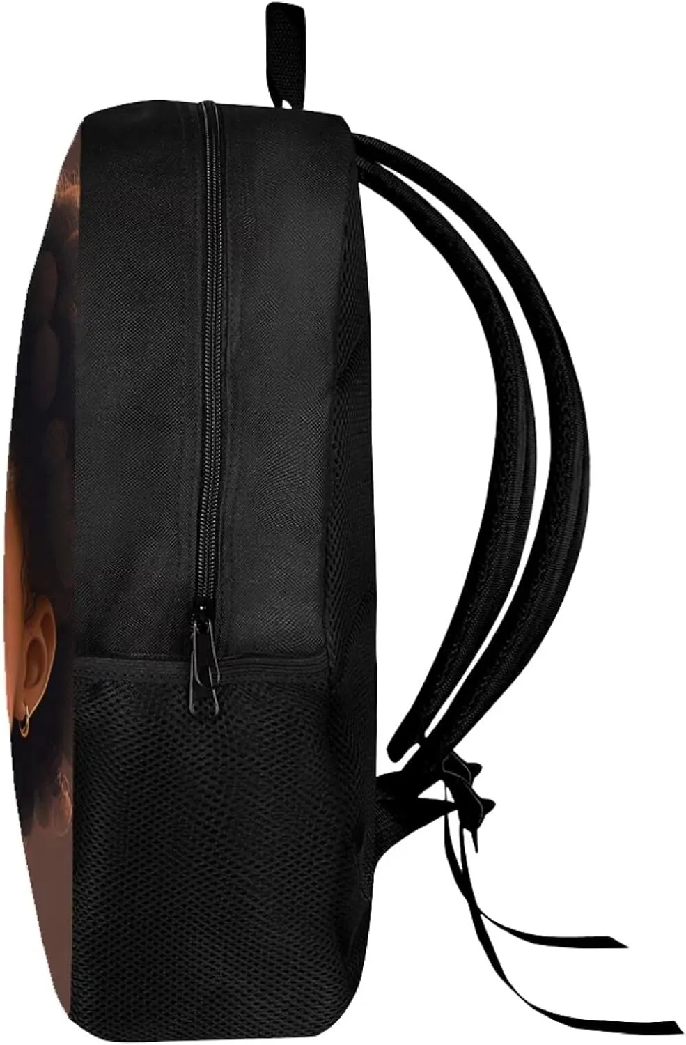 HUIACONG African Girls Backpack for Elementary School Bag with Bottle Pocket Brown Kids Bookbags Girls Ages 9-11 Student Book Bags Hiking Travel Back Packs Lightweight
