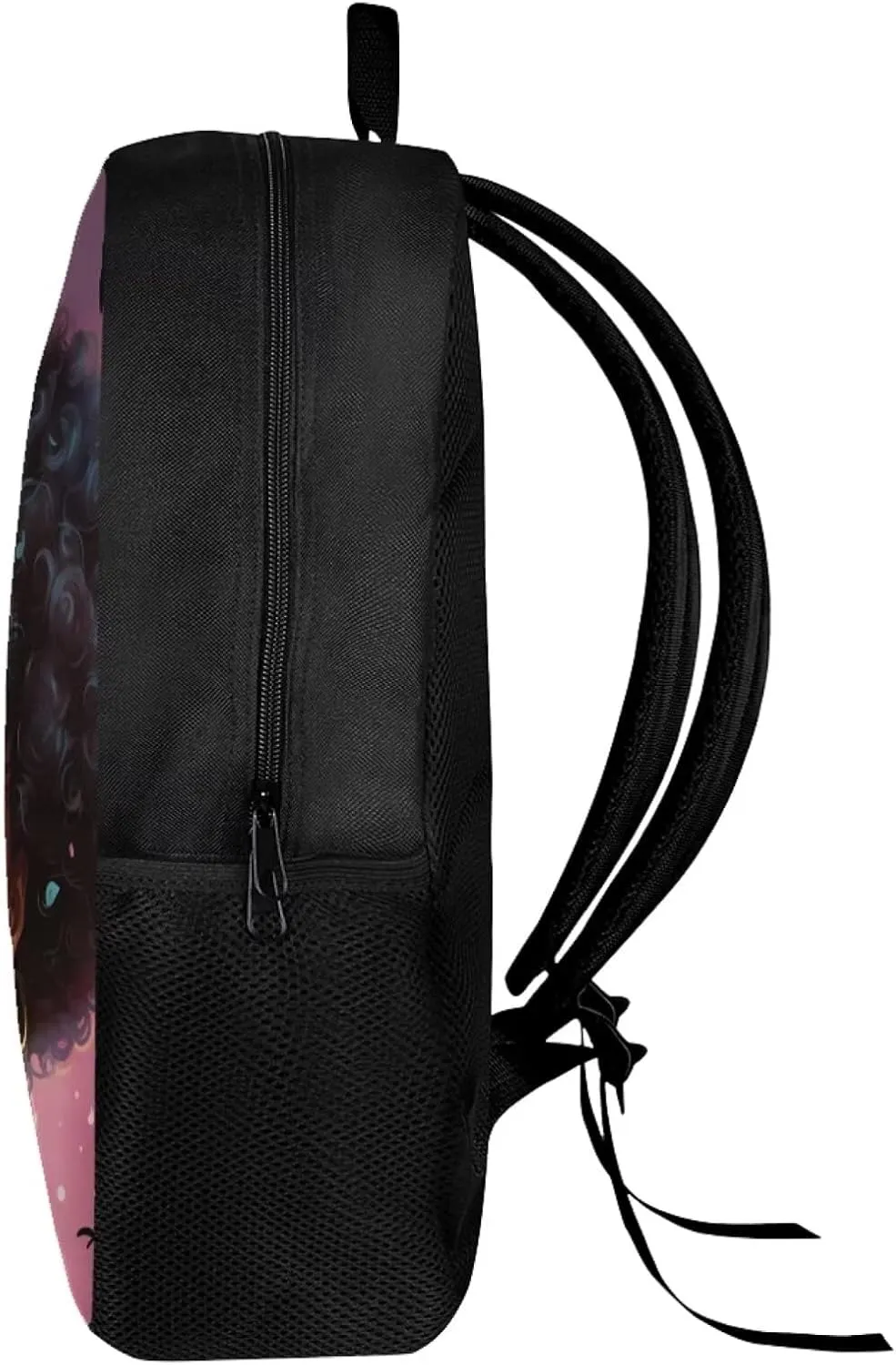 HUIACONG Purple African Girl Backpacks for School 1St 2Nd 3Rd 4Th 5Th 6Th 7Th Grade Personalized School Bags Kids Bookbags for School Book Bags Youth Child Daypack Rucksack