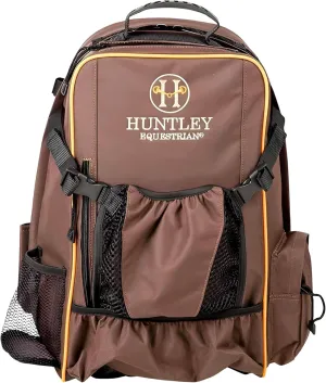 Huntley Equestrian Deluxe Heavy Duty Nylon Exterior Storage Fabric Backpack Adjustable Shoulder Straps