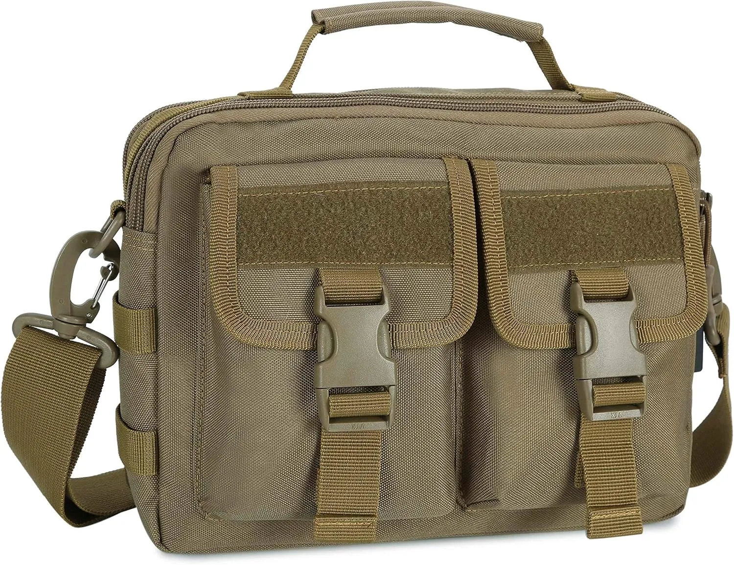 HUNTVP Tactical Messenger Bag Multifunction Nylon Shoulder Briefcase Handbags with USB Port