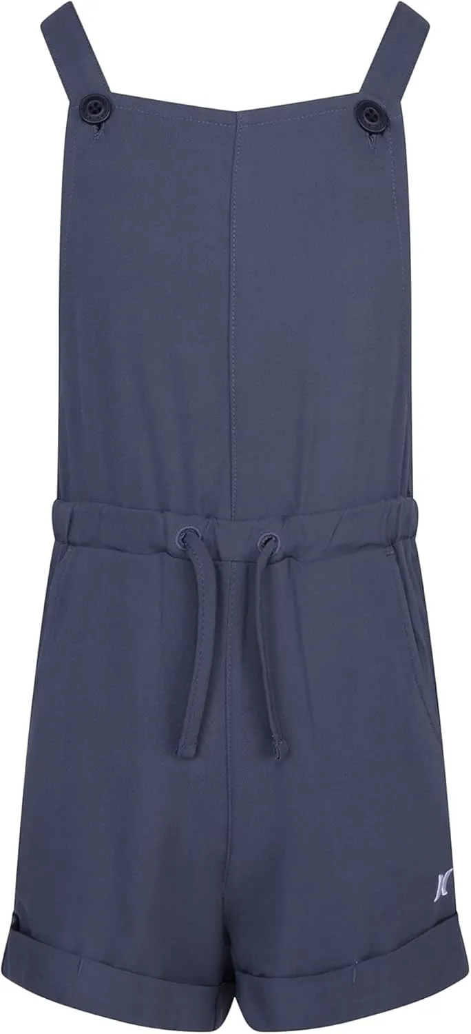 Hurley Girl's Woven Shortalls (Big Kids)