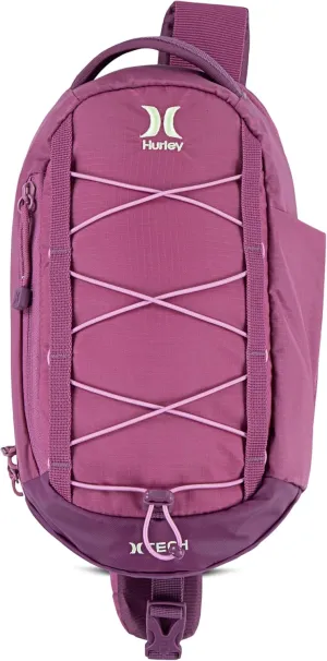 Hurley Men's Crossbody Sling Bag, Mauve Haze, One Size