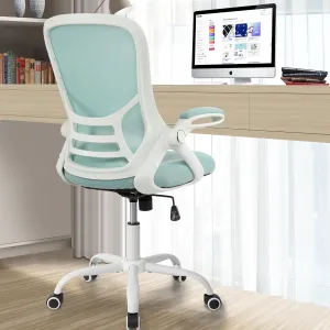 HYLONE Ergonomic Office Chair, Desk Chair Home Mesh Office Chair Flip Up Arms Task Chair