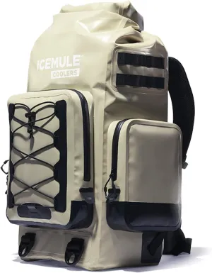 ICEMULE Boss Backpack Cooler – Padded Straps, 100% Waterproof, 24  Hours Cooling, Soft Sided Cooler for Hiking, Camping & Picnics, 30 Liter, Fits 24 Cans   Ice, Sand