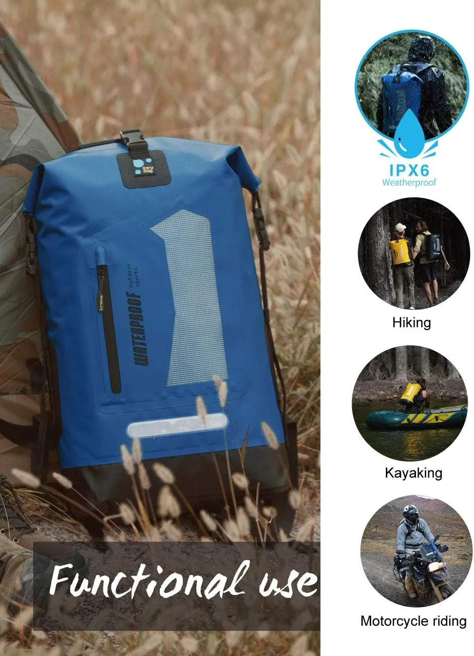 IDRYBAG Waterproof Backpack for Men 20L/30L/40L, Floating Dry Bag Kayak, Dry Backpack Hiking