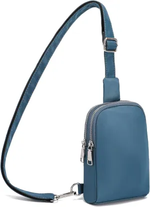 INICAT Nylon Small Crossbody Bags for Women 1L Sling Bag for Men Shoulder Bag Fanny Pack Travel Essentials