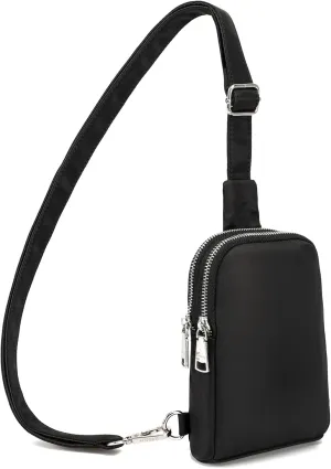 INICAT Nylon Small Crossbody Bags for Women 1L Sling Bag for Men Shoulder Bag Fanny Pack Travel Essentials