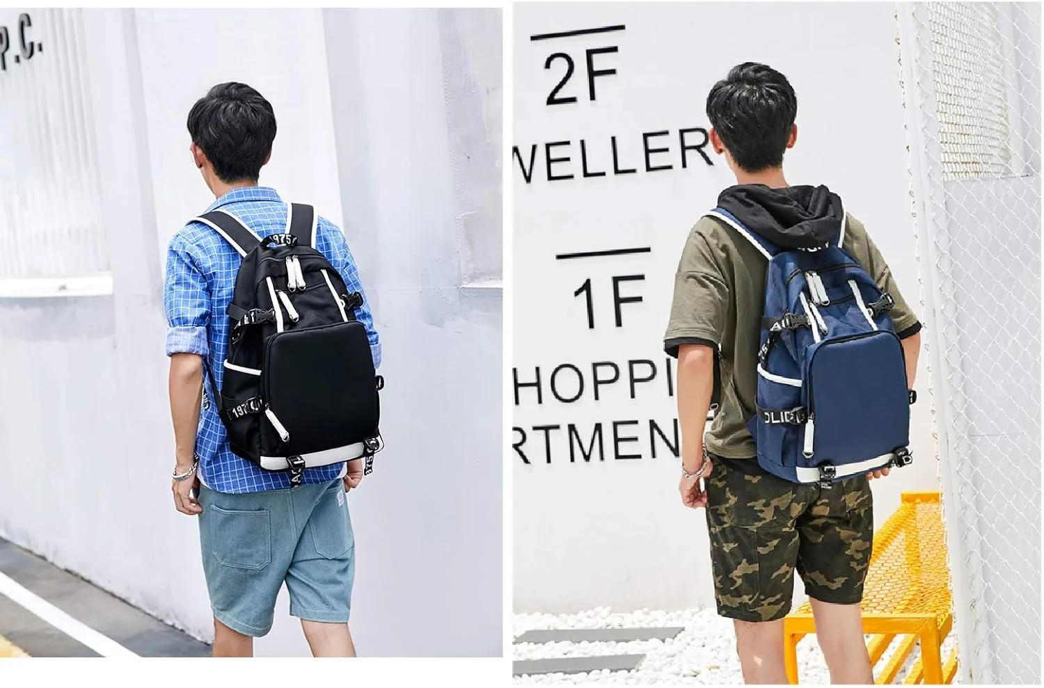 ISaikoy Anime Solo Leveling Backpack Bookbag Daypack School Bag Laptop Bag with USB Charging Port 3