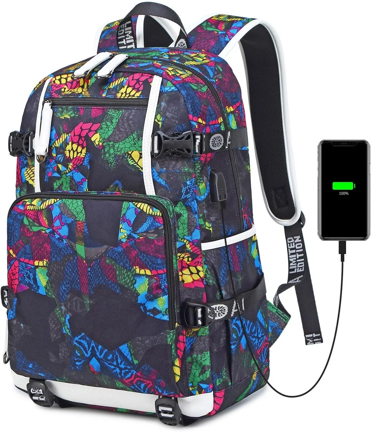 ISaikoy Anime Sword Art Online Backpack Bookbag Daypack School Bag Laptop Shoulder Bag N8