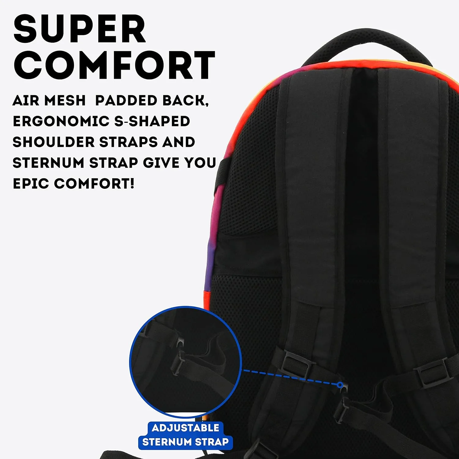 J World New York Atom Multi-Compartment Laptop Backpack, Heat, One Size