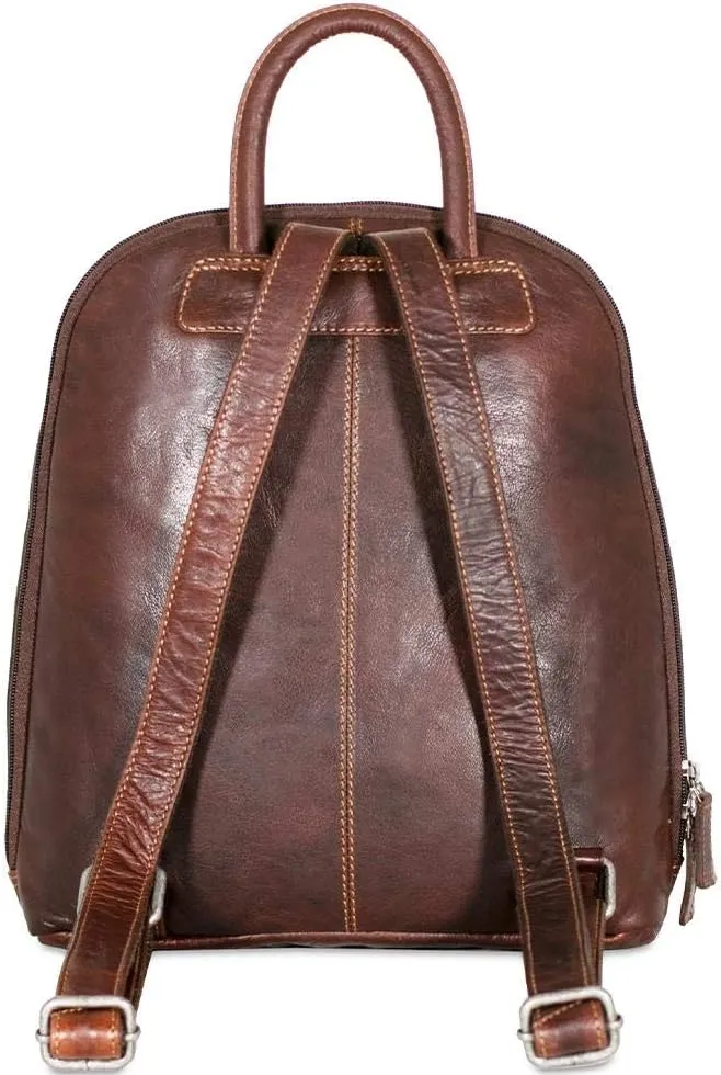 Jack Georges Voyager Small Backpack #7835 (Brown)