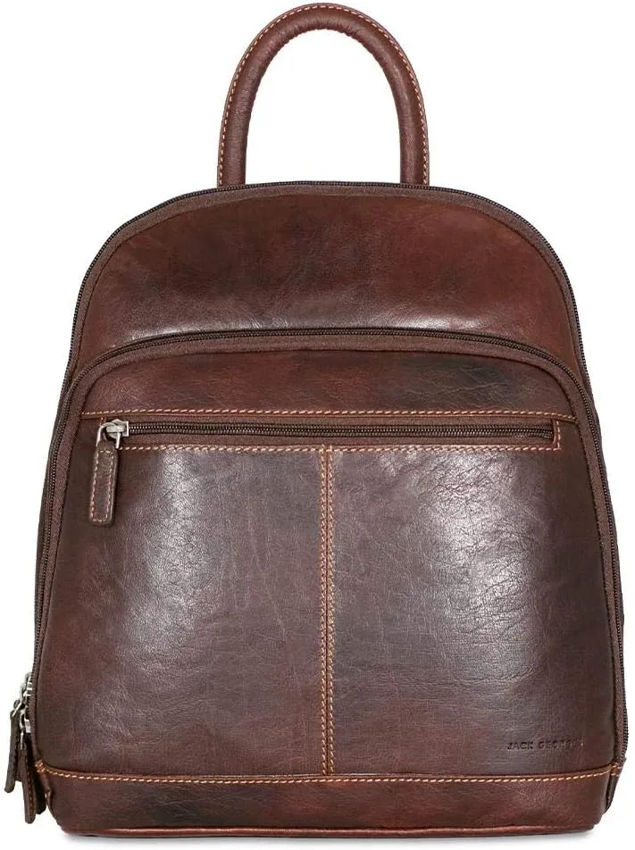 Jack Georges Voyager Small Backpack #7835 (Brown)