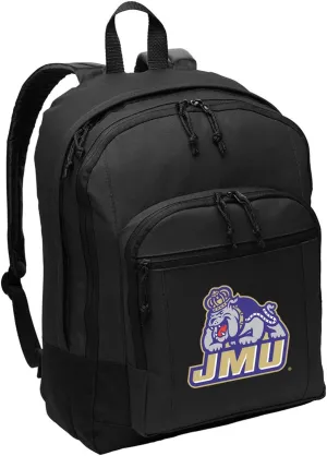 James Madison University Backpack CLASSIC STYLE JMU Backpack Laptop Sleeve