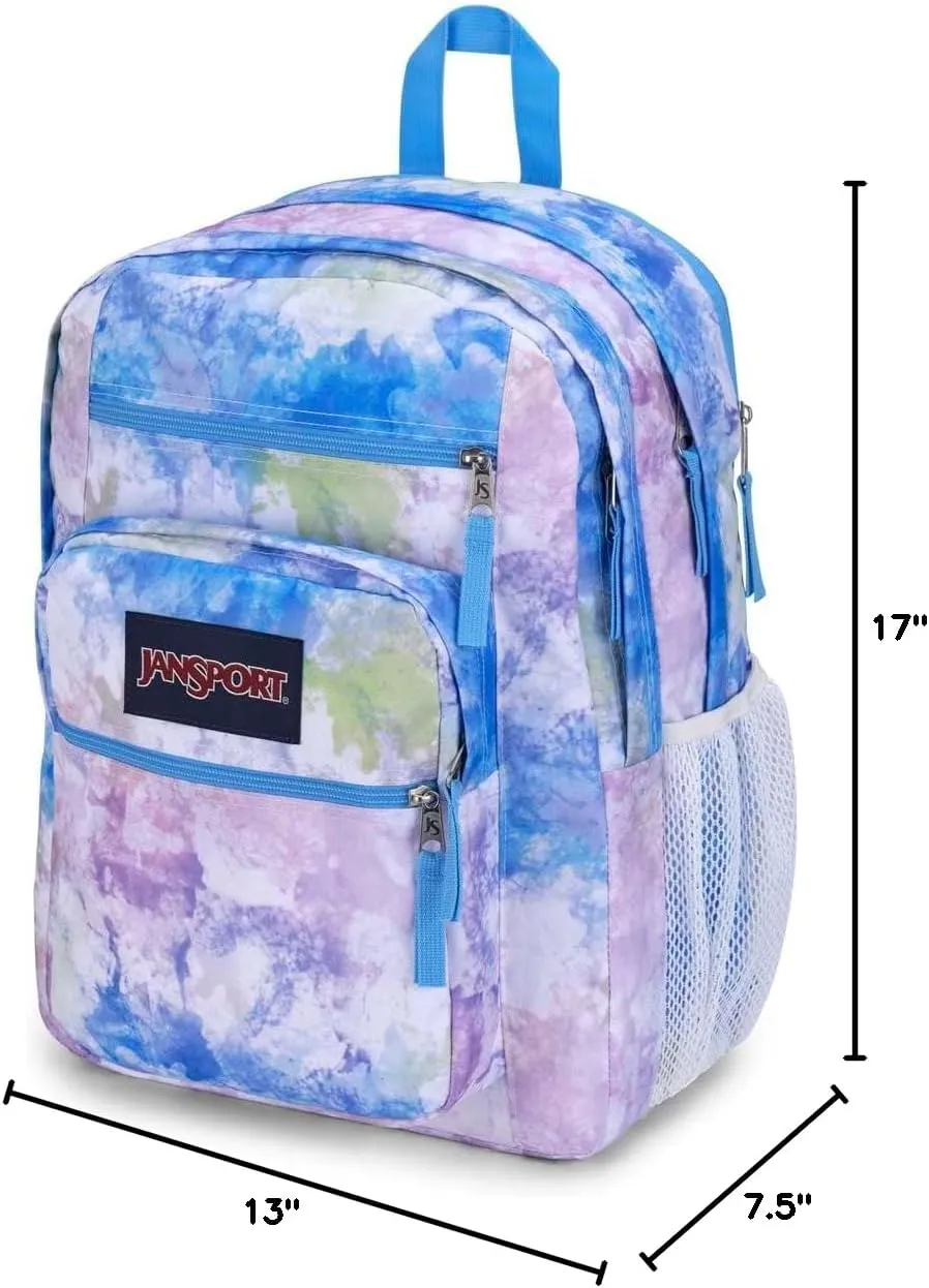 JanSport Laptop Backpack - Computer Bag with 2 Compartments, Ergonomic Shoulder Straps, 15” Laptop Sleeve, Haul Handle - Book Rucksack - Batik Wash