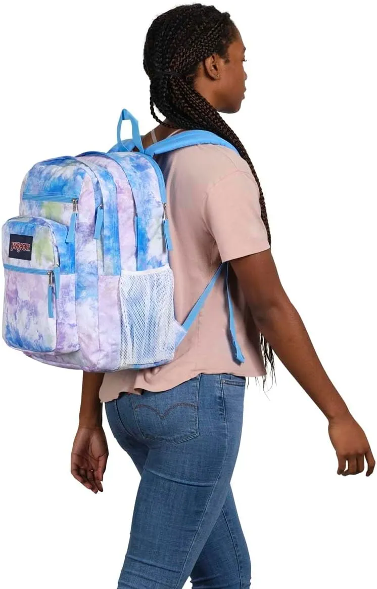 JanSport Laptop Backpack - Computer Bag with 2 Compartments, Ergonomic Shoulder Straps, 15” Laptop Sleeve, Haul Handle - Book Rucksack - Batik Wash