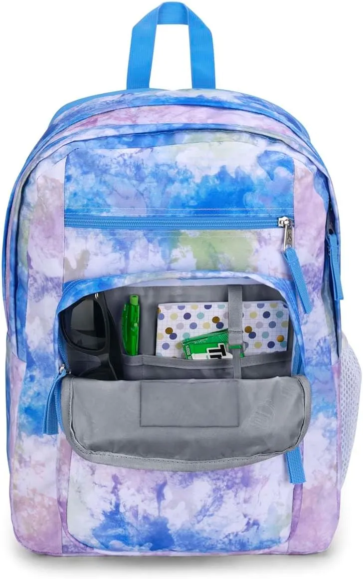 JanSport Laptop Backpack - Computer Bag with 2 Compartments, Ergonomic Shoulder Straps, 15” Laptop Sleeve, Haul Handle - Book Rucksack - Batik Wash