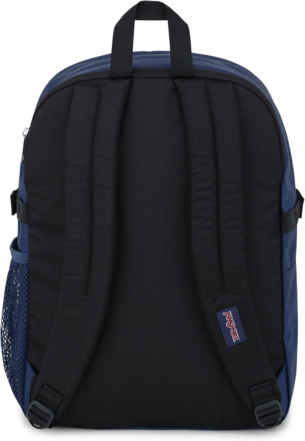 JanSport Main Campus Backpack - Travel or Work backpack w 15-Inch Laptop Sleeve and Dual Water Bottle Pockets, Navy