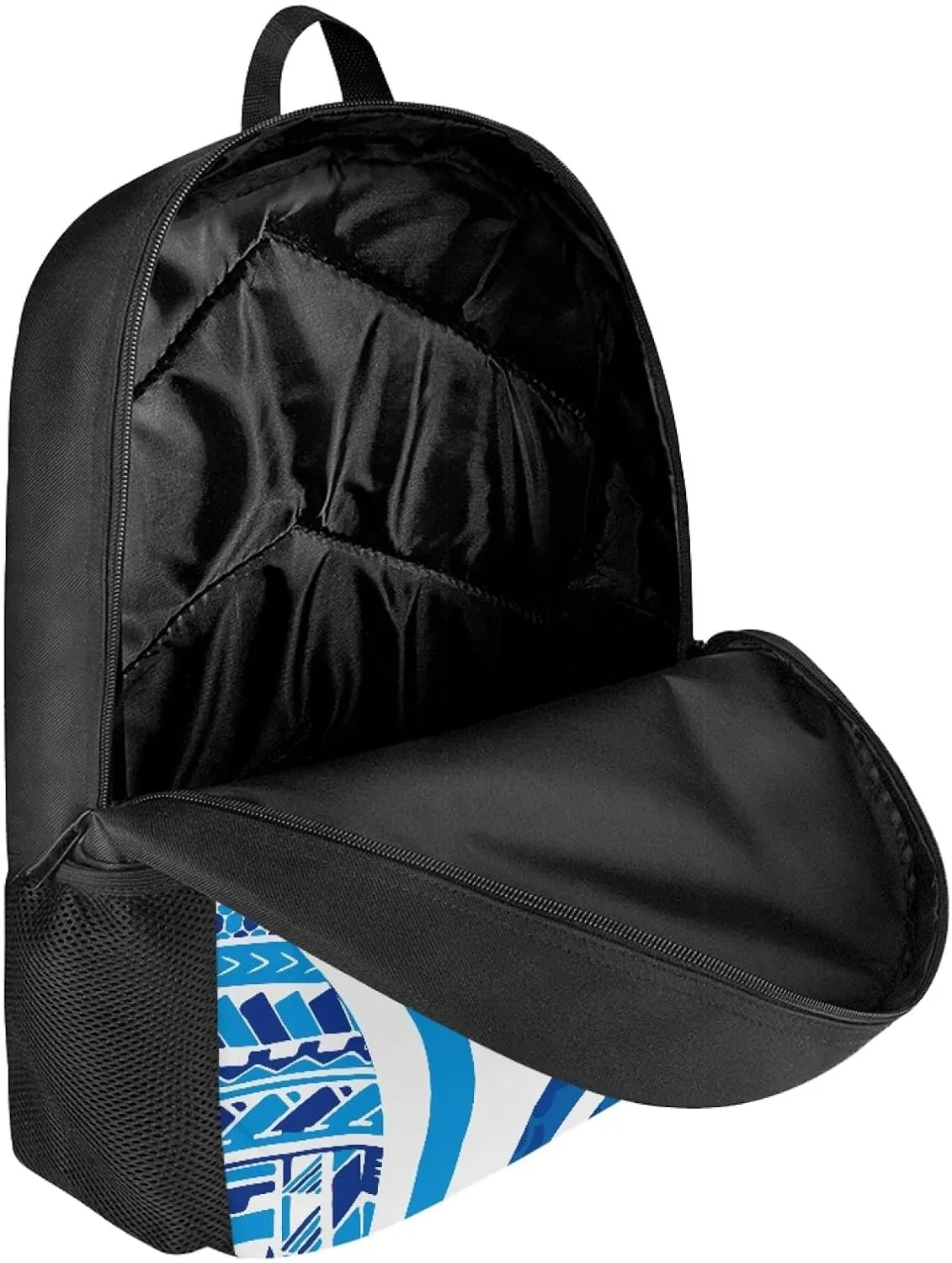 JooMeryer Casual Backpacks for Men Women Polynesian American Samoa Printed Lightweight Laptop Bags Travel Bookbag Knapsack,Polynesian Plumeria Flower