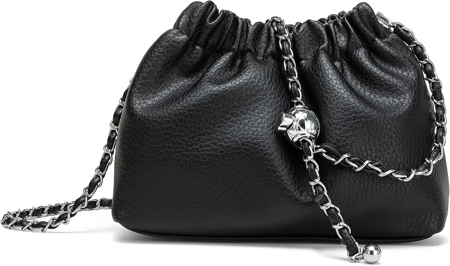 Joryin Trendy Dumpling Women's Crossbody Bag - Evening Clutch Vegan & Genuine Leather Hobo Cloud Purse