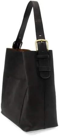 Joy Susan Womens Fashion Purse Faux Suede Hobo 2-in-1 Handbag