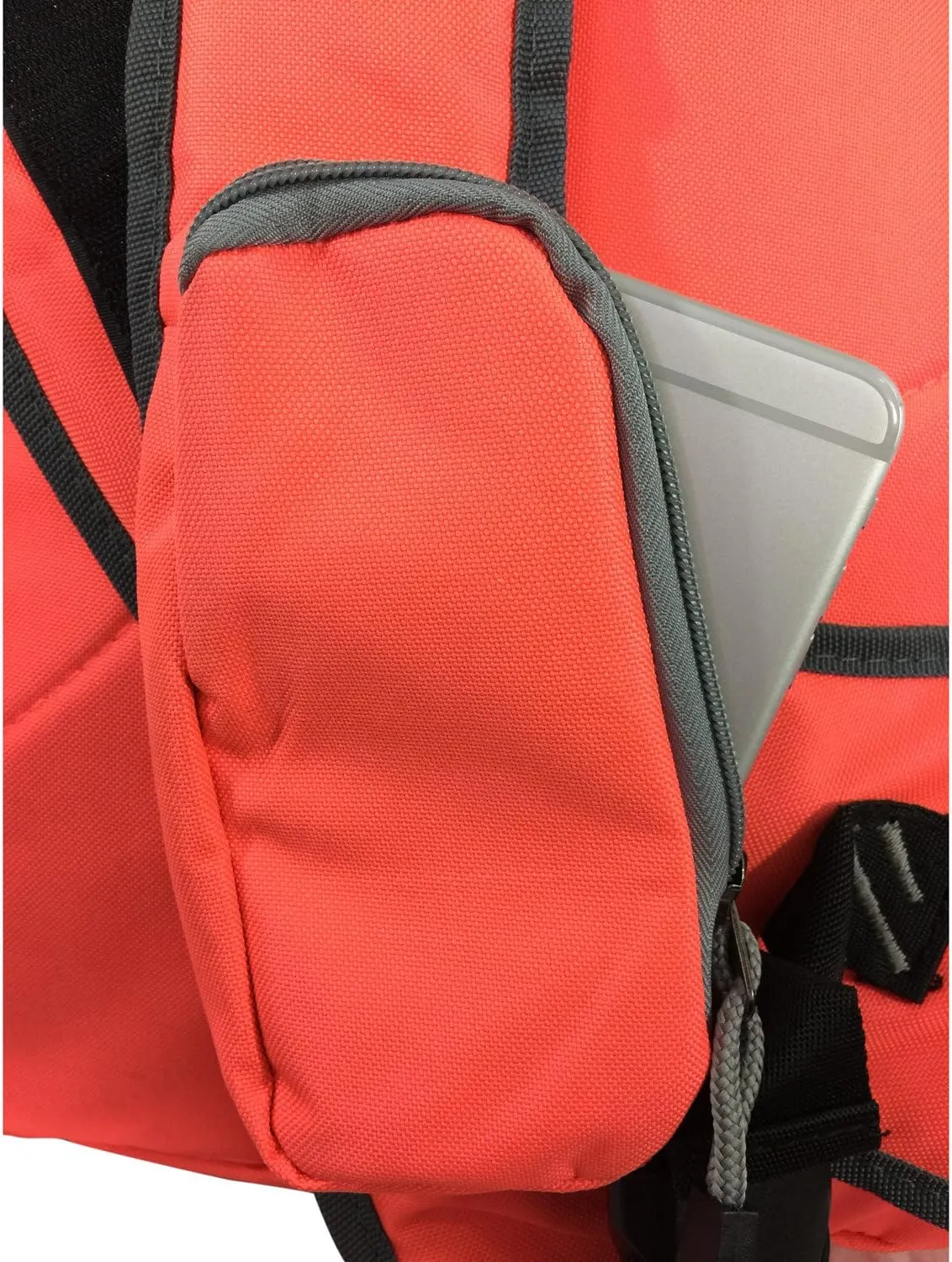 K-Cliffs Heavy Duty Sling Backpack Water-Resistant Laptop Bookbag Body Bag Bright Color Safety Reflective Stipe