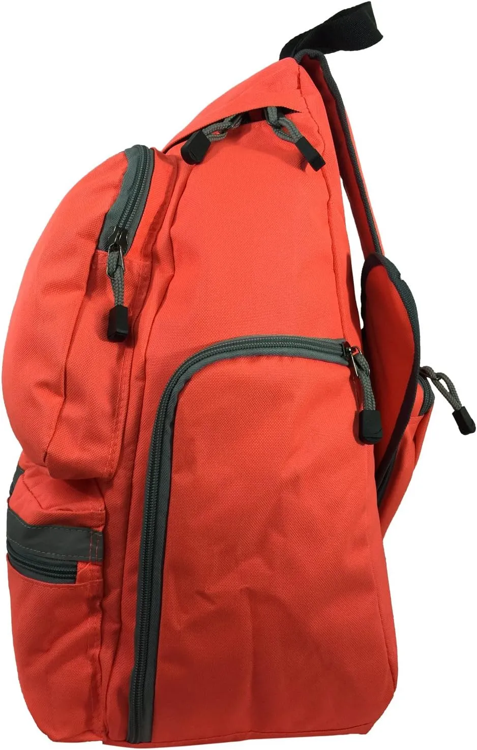 K-Cliffs Heavy Duty Sling Backpack Water-Resistant Laptop Bookbag Body Bag Bright Color Safety Reflective Stipe