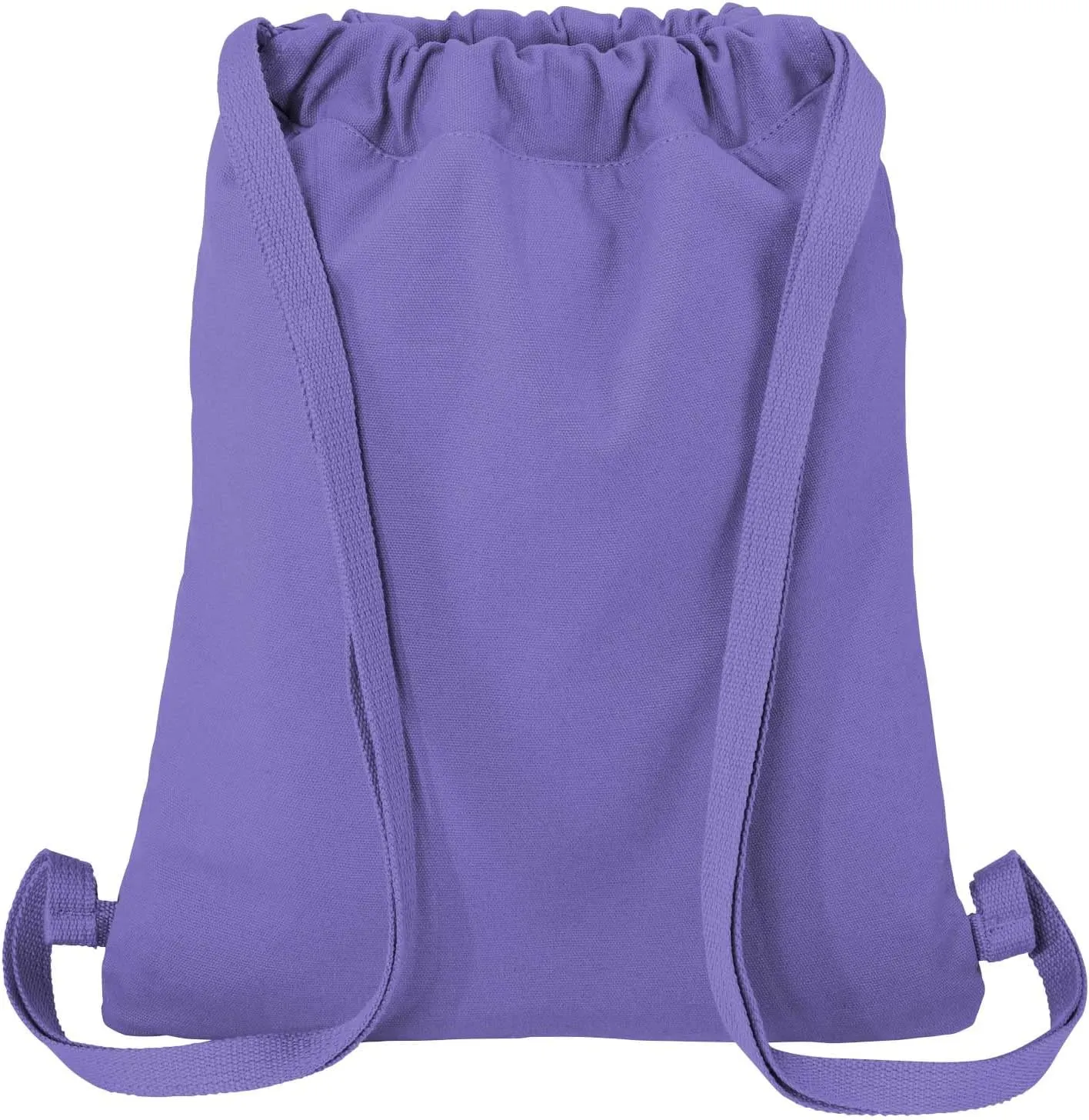 Kansas State Drawstring Backpack KSU RICH CANVAS K-State Cinch Bag (Purple)