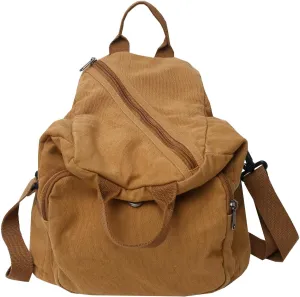 KARRESLY Laptop Backpack for Men Women Travel Canvas Small Backpack Factory Directly(Brown)