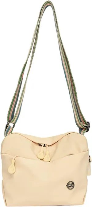 KARRESLY Nylon Crossbody Shoulder Bag Compact Casual Waterproof Sling Purse Crescent Bag with Adjustable Strap