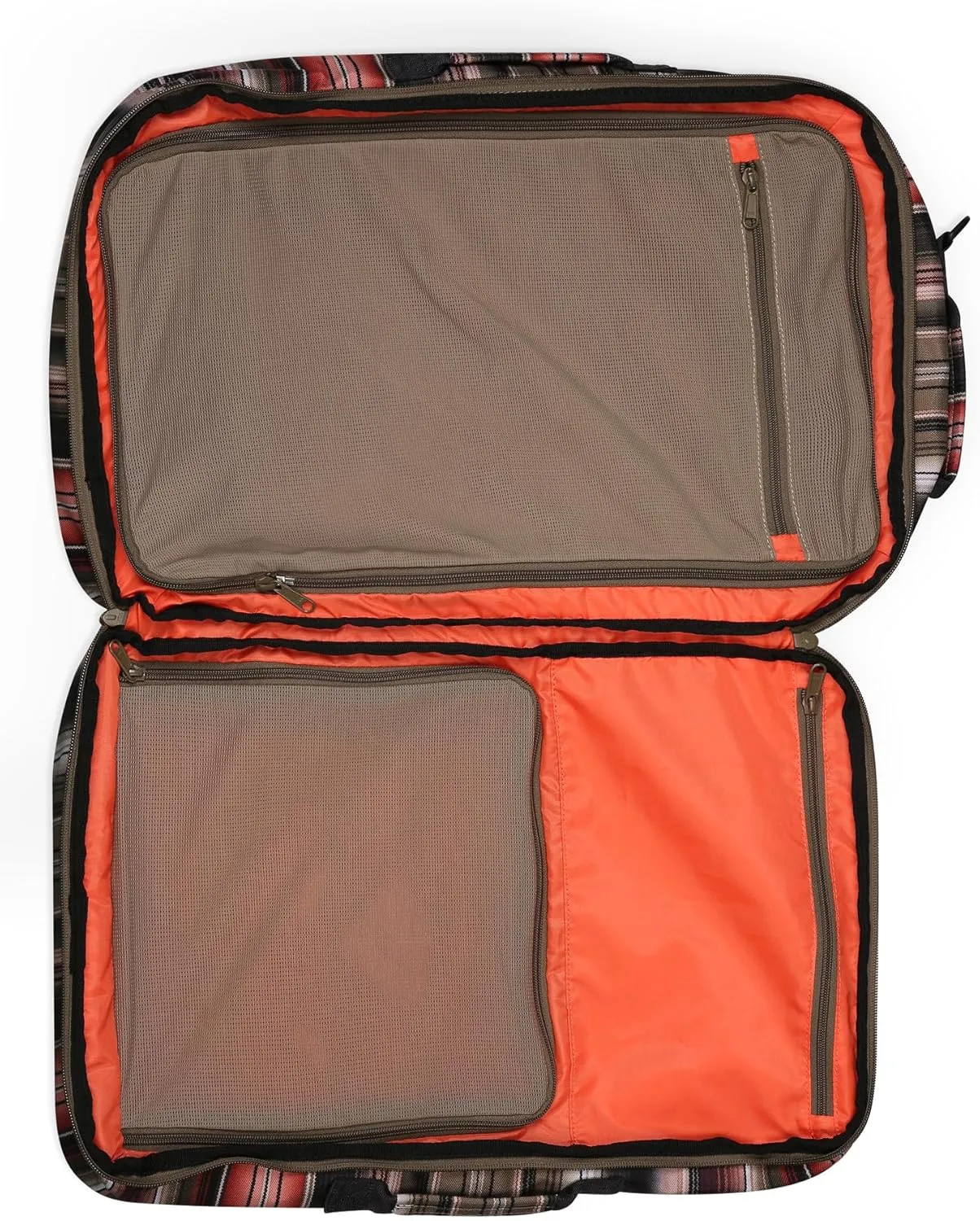 KAVU Hauler Hills Clamshell Travel Backback, Horizon Run, Medium