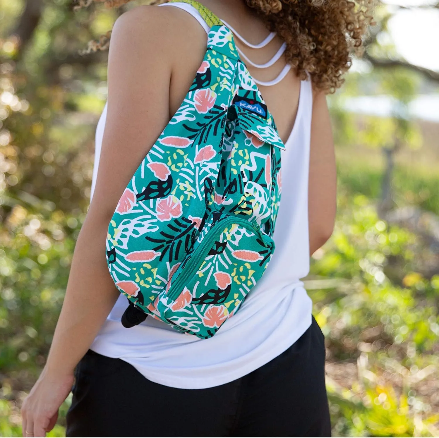 KAVU Mini Rope Bag Cotton Crossbody Sling