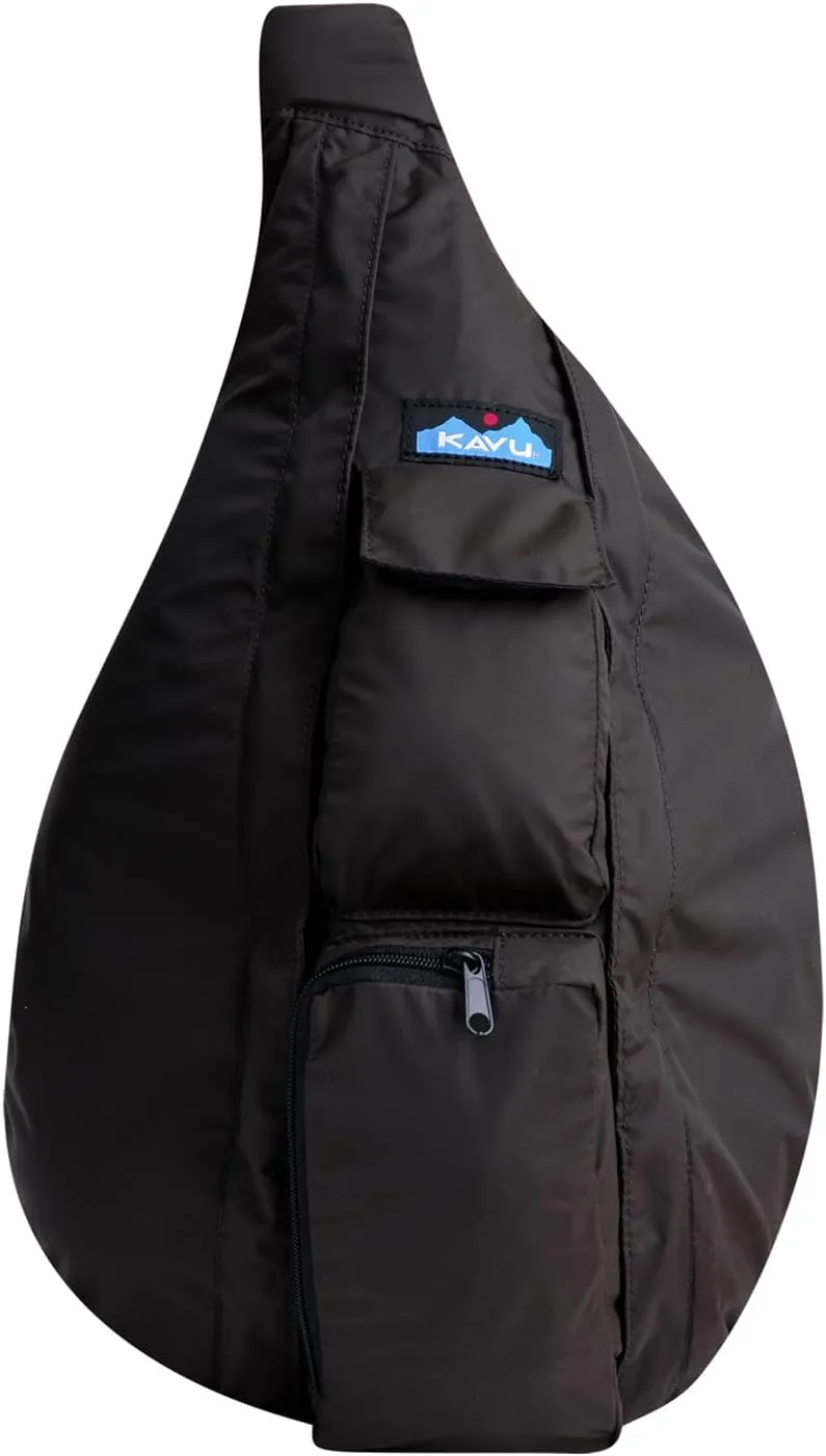 KAVU Original Rope Sack Sling Crossbody Backpack - Blackout