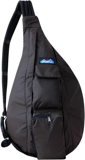 KAVU Original Rope Sack Sling Crossbody Backpack - Blackout
