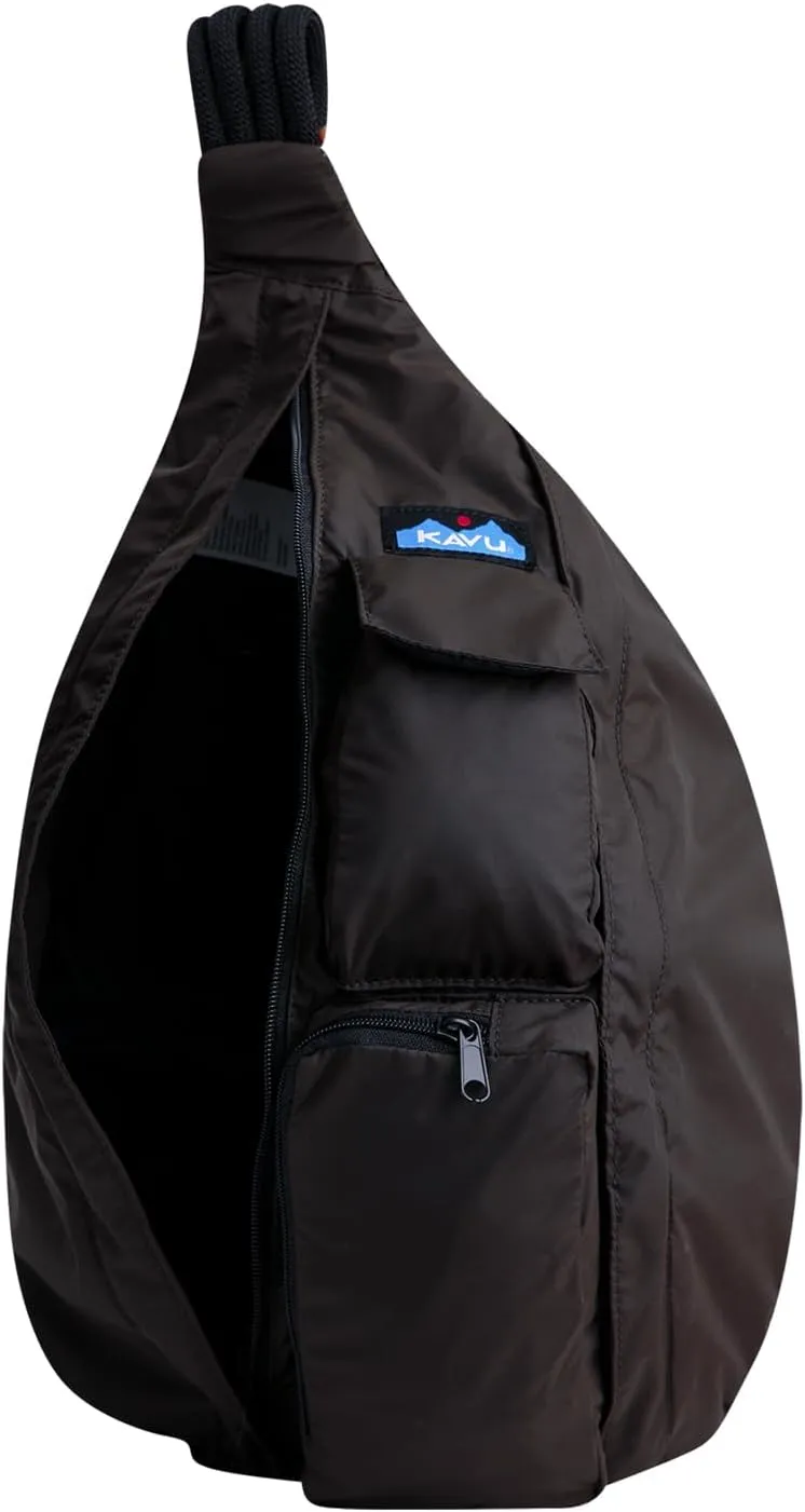 KAVU Original Rope Sack Sling Crossbody Backpack - Blackout