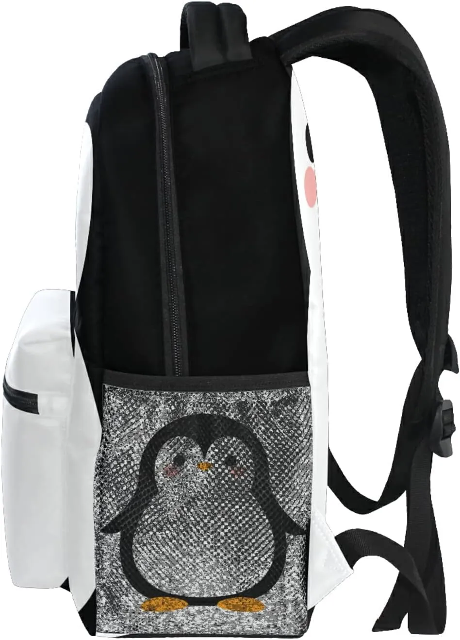 Kcldeci Penguin Laptop Backpack Student Backpacks School Bag Bookbag Travel Daypack Shoulder Bag Fits 14inch Laptop
