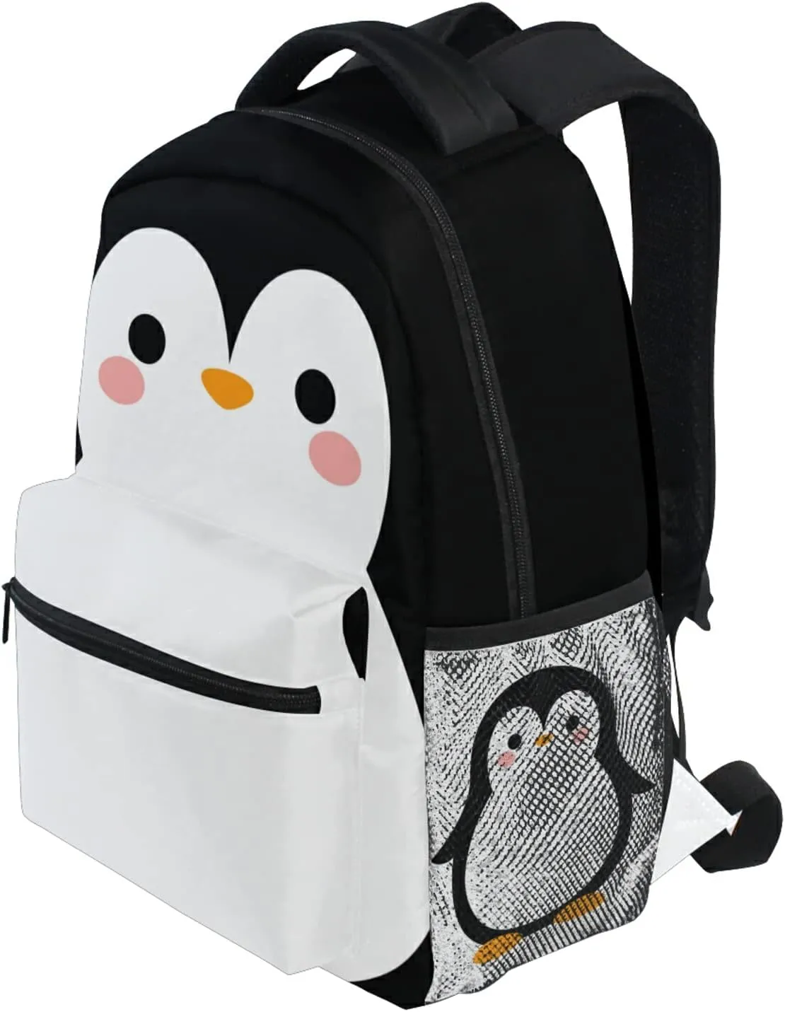 Kcldeci Penguin Laptop Backpack Student Backpacks School Bag Bookbag Travel Daypack Shoulder Bag Fits 14inch Laptop
