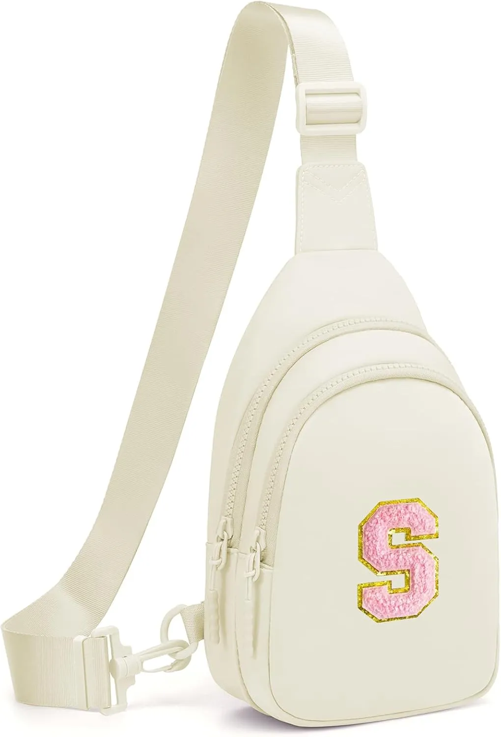 Kids Crossbody Small Sling Bag Initial Girls Fanny Pack Belt Bag Cute Backpack Purse Chest Bag for Girls Gifts