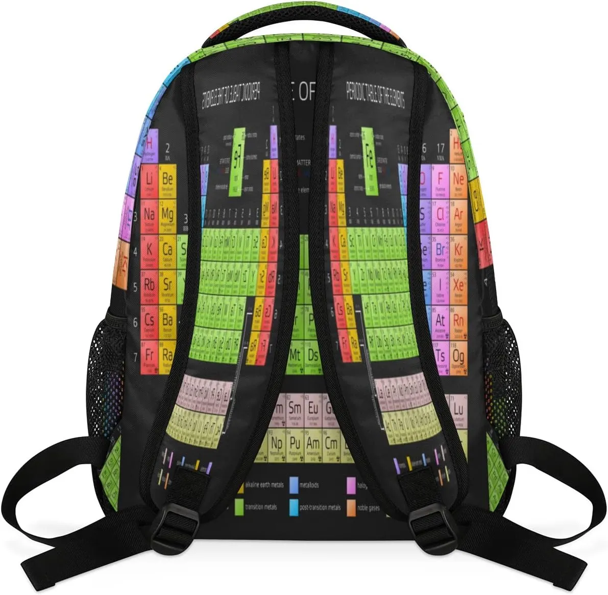 Kids School Backpack for Girls Boys School Bag Large Bookbag Lightweight Elementary Laptop Bag Travel Hiking Daypack (Periodic Table Of The Elements)