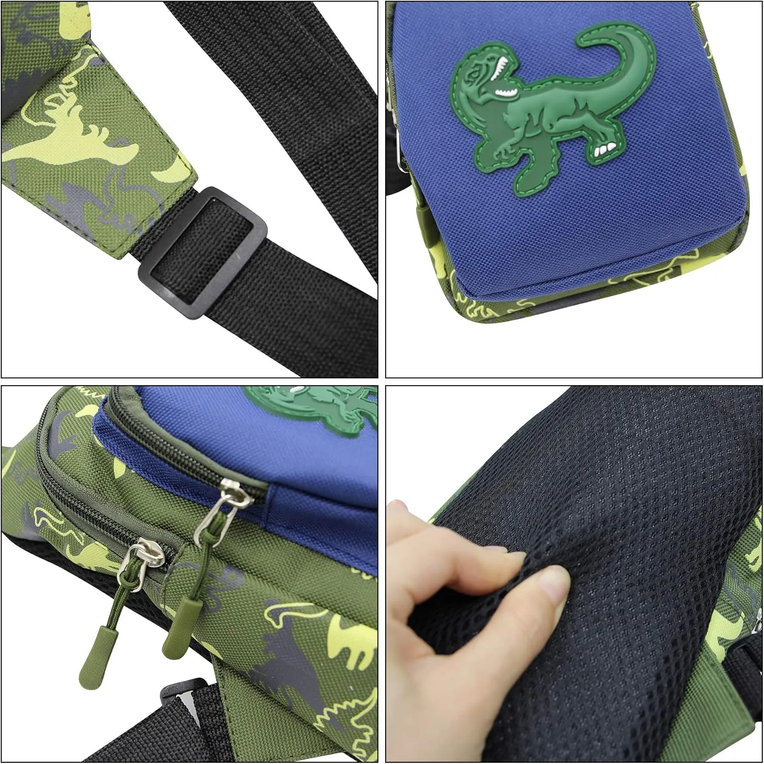 Kids Toddler Cute Cartoon Animal Sling Bag Small Crossbody Shoulder Bag Chest Bag for Boys Girls Sport Travelling Hiking