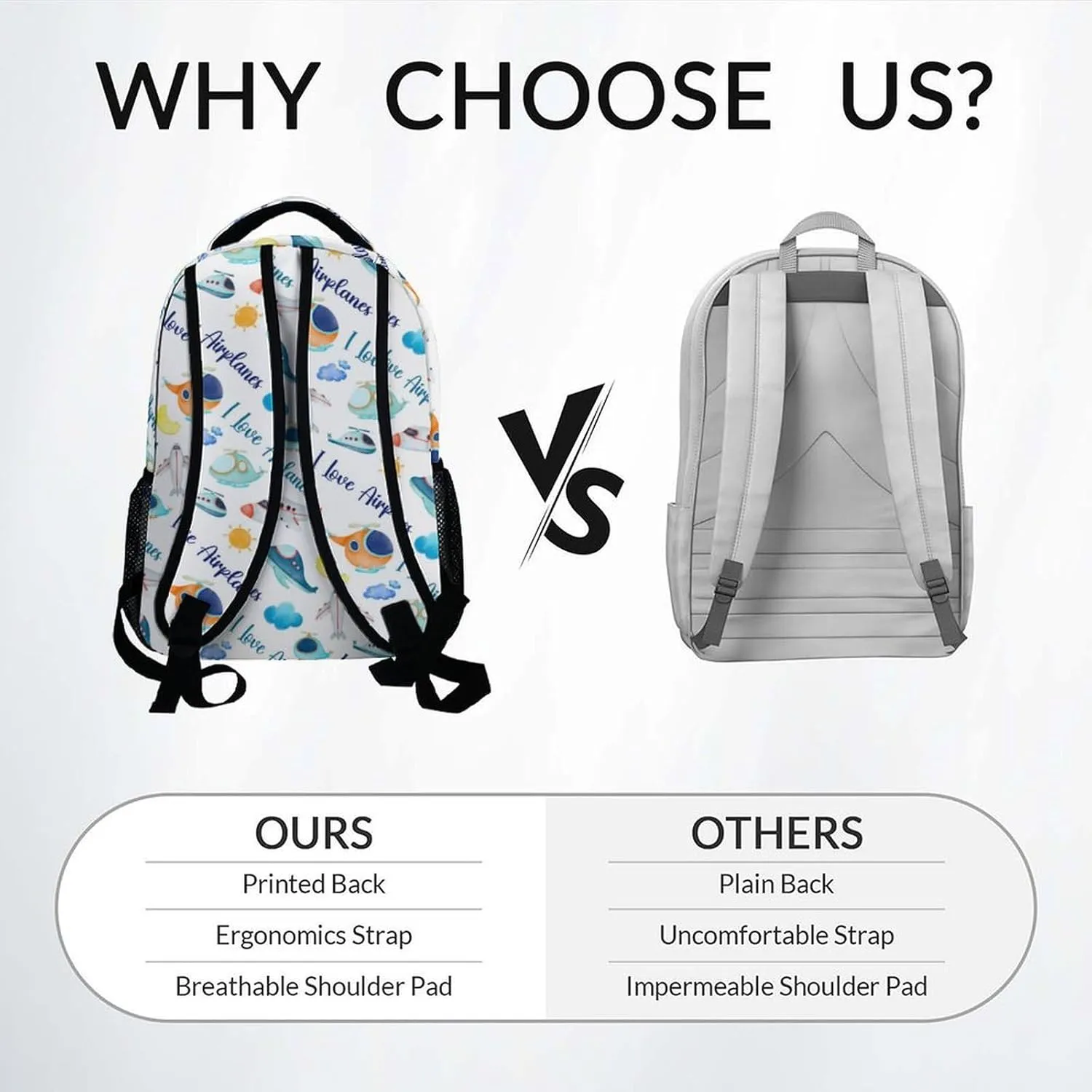 Kids Travel Backpack - 17 Inch Large Capacity Airplane Bookbag - Lightweight Kids' Backpacks for Elementary, Preschool & Travel