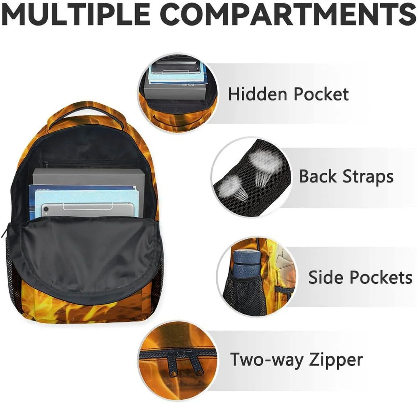 Kids Volleyball Backpack with Lunch Box - Set of 3 Volleyball School Backpacks Matching Combo for Boys - Bookbag and Pencil Case Bundle